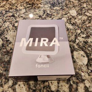 Fancii 7x Magnifying Mirror with 3 LED Light Settings, Dimmable NIB